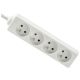 Przedłużacz zasilający 4 gniazda 10m BIAŁY