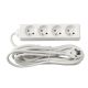 Przedłużacz zasilający 4 gniazda 5m BIAŁY