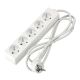 Przedłużacz zasilający 5 gniazda 1,5m BIAŁY