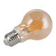 Żarówka LED E27 Filament Amber 6W 110lm/W 3000K