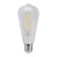 Żarówka LED E27 Filament ST64 6W 110lm/W 3000K