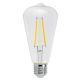 Żarówka LED E27 Filament ST64 8W 110lm/W 3000K