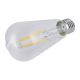Żarówka LED E27 Filament ST64 8W 110lm/W 3000K
