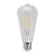 Żarówka LED E27 Filament ST64 8W 110lm/W 3000K