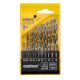 ZESTAW 13 SZTUK WIERTEŁ KRĘTYCH Z CHWYTEM PROSTYM