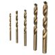 ZESTAW 5 SZTUK WIERTEŁ KRĘTYCH Z CHWYTEM PROSTYM