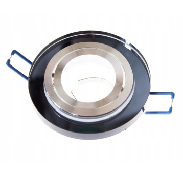 GUFI-R PIERŚCIEŃ SZKLANY RUCHOMY CZARNY