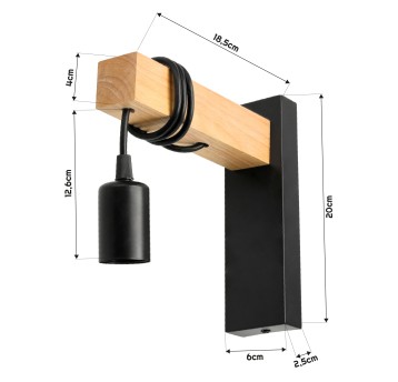 KINKIET LOFT XXIV 1XE27