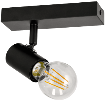 KINKIET VIKI 1XE27 CZARNY