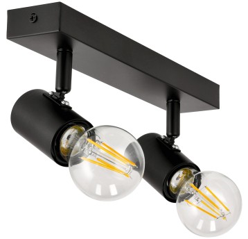 KINKIET VIKI 2XE27 CZARNY