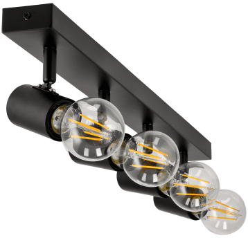 KINKIET VIKI 4XE27 CZARNY