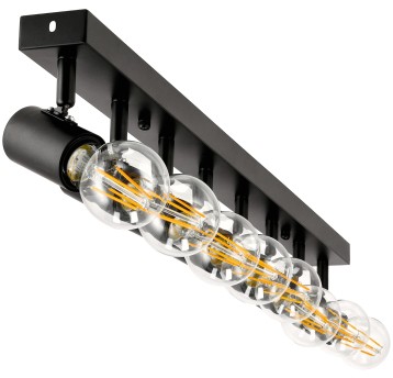 KINKIET VIKI 8XE27 CZARNY