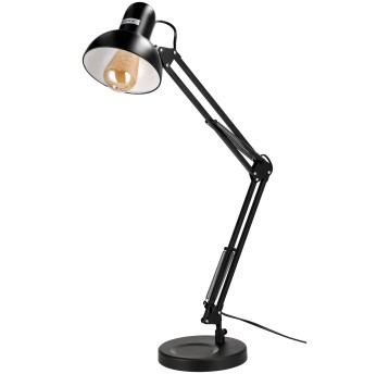 LAMPKA BIURKOWA PRAGA 1XE27 CZARNA