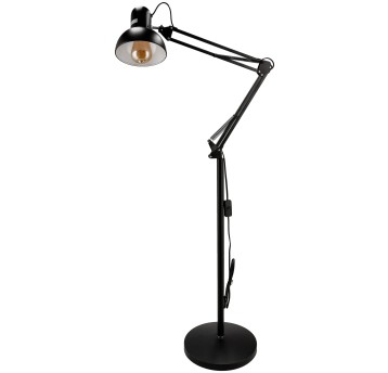 LAMPKA PODŁOGOWA BERLIN 1XE27 CZARNA