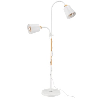 LAMPKA PODŁOGOWA LONDYN 2XE27 BIAŁA