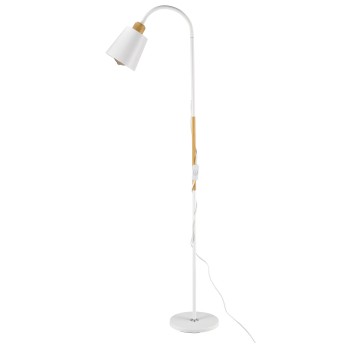 LAMPKA PODŁOGOWA WIEDEŃ 1XE27 BIAŁA