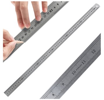 LINIJKA ZE STALI NIERDZEWNEJ 600X28X1,0MM