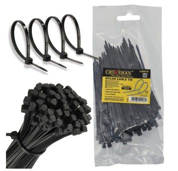 OPASKI KABLOWE NYLONOWE CZARNE 2.5X100