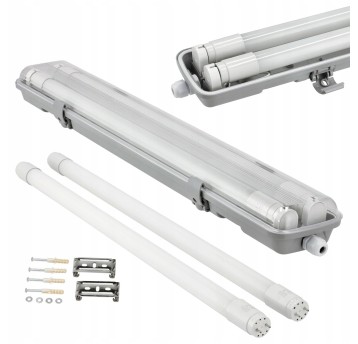 OPRAWA BOH SET 2X120CM + 2X T8 18W CW