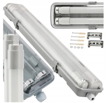 OPRAWA BOH SET 2X60CM + 2X T8 9W CW