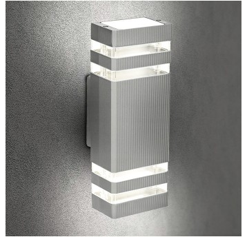 OPRAWA ELEWACYJNA INEZ 2XGU10 SREBRNA