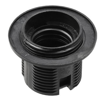 OPRAWKA E27 PLASTIKOWA GWINT BLACK