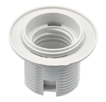 OPRAWKA E27 PLASTIKOWA GWINT WHITE
