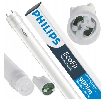 PHILIPS TUBA LED ŚWIETLÓWKA 60CM 8W NW T8 800LM ECOFIT
