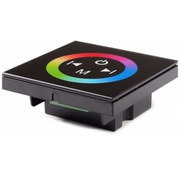 PILOT LED RGB DO PUSZKI BLACK