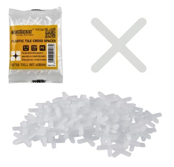 PLASTIKOWE KRZYŻYKI DYSTANSOWE DO PŁYTEK 2.0MM