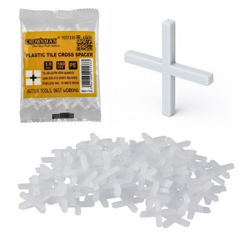 PLASTIKOWE KRZYŻYKI DYSTANSOWE DO PŁYTEK 3.0MM