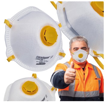 PÓŁMASKA PRZECIWPYŁOWA FFP2 Z ZAWORKIEM