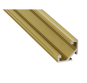 PROFIL C ZŁOTY MATOWY 1M