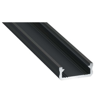 PROFIL D CZARNY ANODOWANY 2M