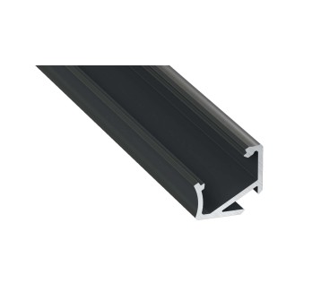 PROFIL H CZARNY ANODOWANY 1M