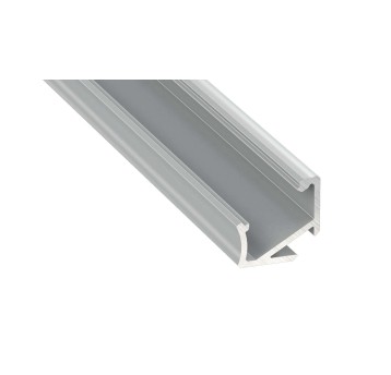 PROFIL H SREBRNY ANODOWANY 2M