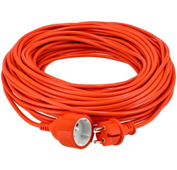 Przedłużacz 230V 30M Pomarańczowy 2x1mm2 13A 2000W