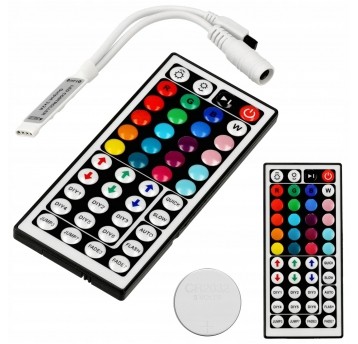 STEROWNIK LED DO TAŚM RGB IR44 6A DC5-24V 72W/144W
