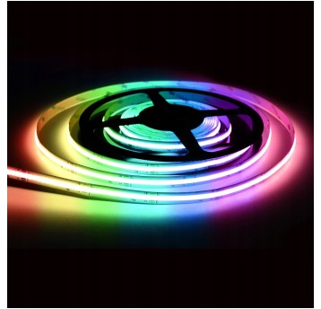 TAŚMA LED COB 12V 50M 15W/m RGB 450D IP20 10mm