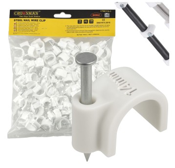 UCHWYT KABLOWY Z GWOŹDZIEM 14MM