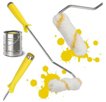 WAŁEK MALARSKI Z UCHWYTEM 4