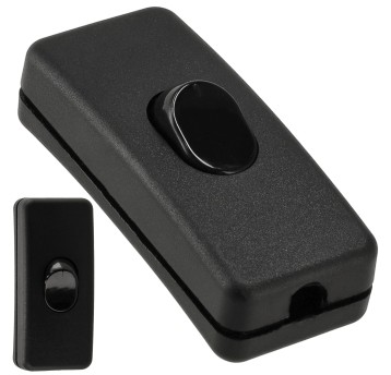 WŁĄCZNIK KOŁYSKOWY 230V CZARNY