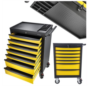 WÓZEK WARSZTATOWY Z 7 SZUFLADAMI