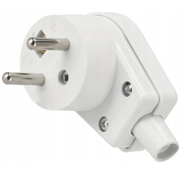 WTYCZKA KĄTOWA 230V BIAŁA