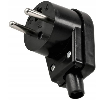 WTYCZKA KĄTOWA 230V CZARNA