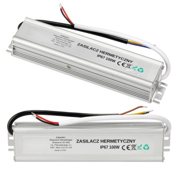 ZASILACZ HERMETYCZNY IP67 100W