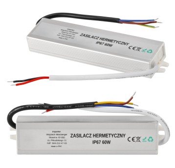 ZASILACZ HERMETYCZNY IP67 60W