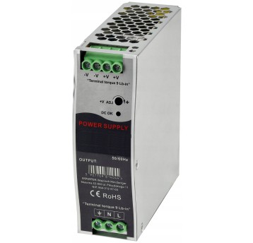 ZASILACZ LED NA SZYNĘ DIN 120W 24V