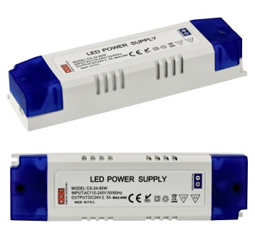 ZASILACZ PLASTIKOWY IP20 24V 60W