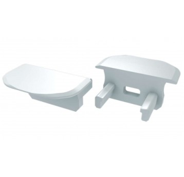 ZAŚLEPKA B OKRĄGŁA Z OTWOREM BIAŁA